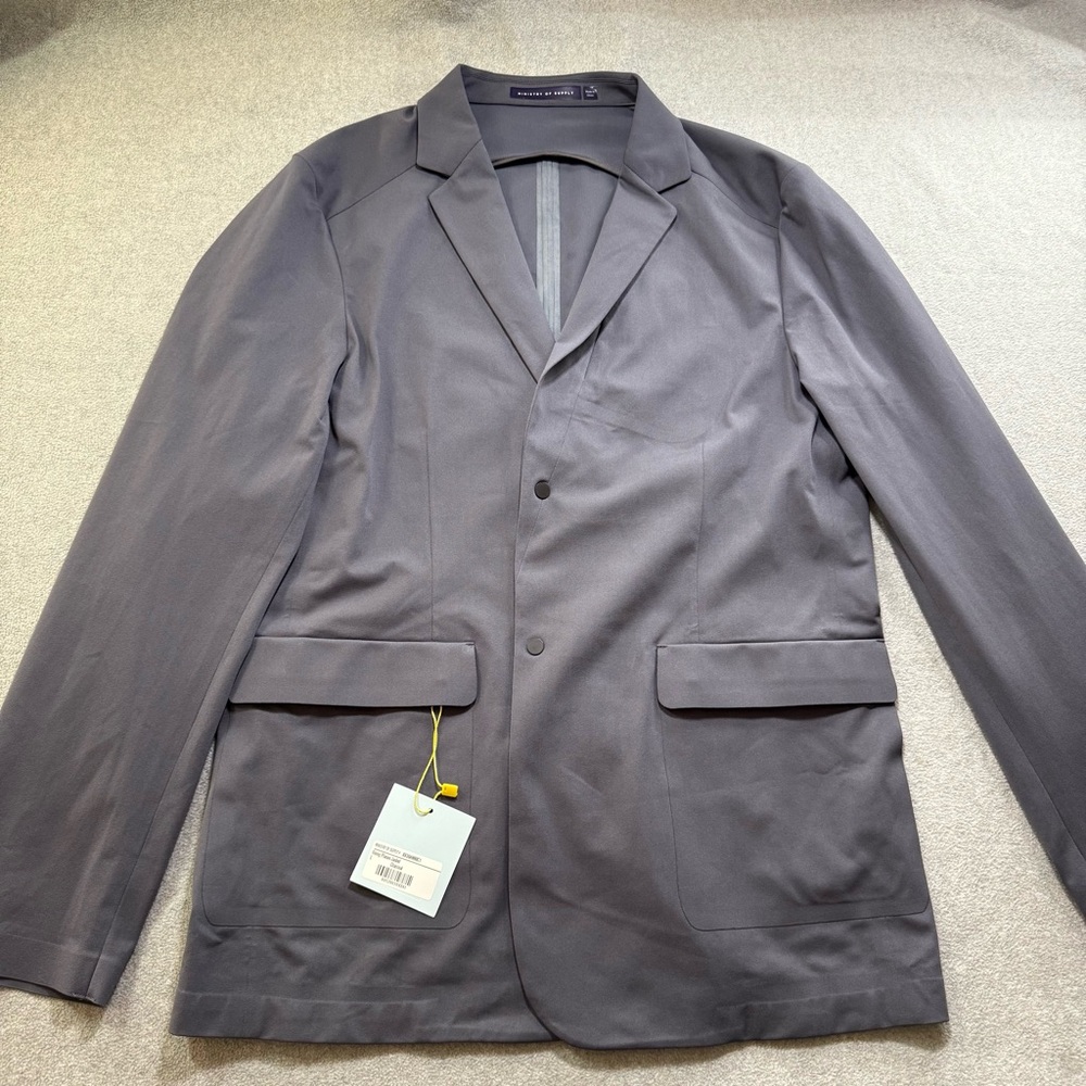 Ministry of Supply Aviator Jacket Going Places, Size L, Charcoal, NWT